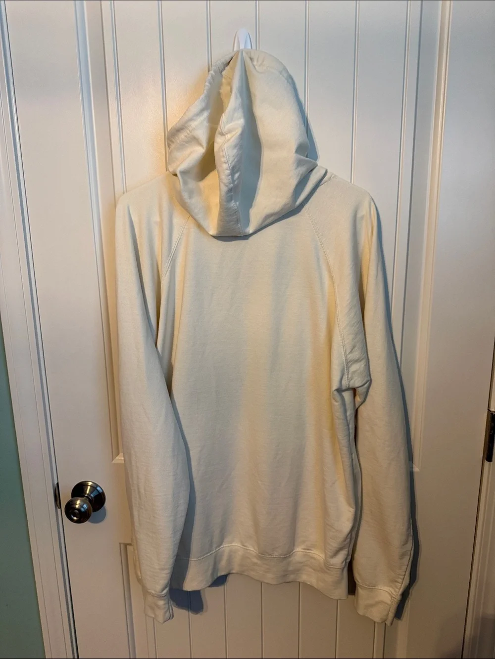 Unlisted Cream Hoodie with Brown Panda Graphic